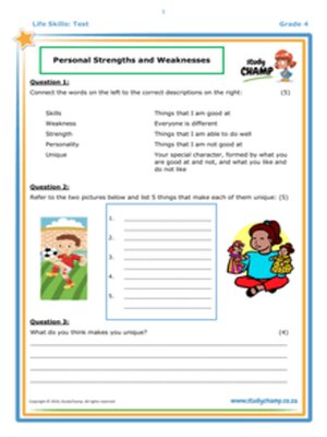 cover image of Grade 4 Lo Test 1: Strengths